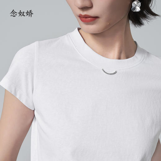 【商场同款】CNE6356 “ 雪花T恤 ” 柔软亲肤好搭配 导湿快干 商品图1