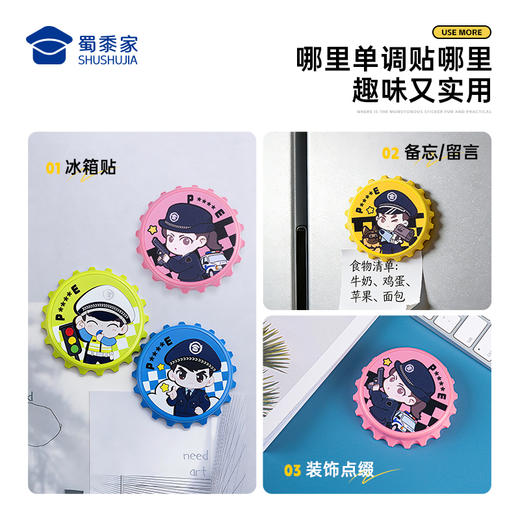 【两用开瓶器冰箱贴】创意形象日用磁吸贴 卡通蜀黍造型冰箱装饰品 商品图4