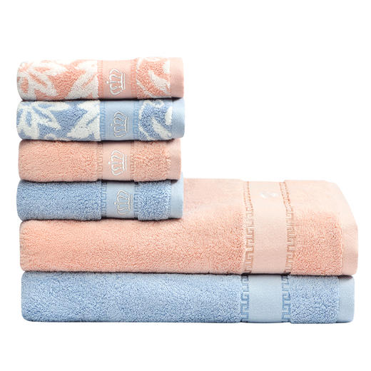 皇后 国色天香系列加厚抗菌2条毛巾+1条浴巾 888088815880L 商品图2