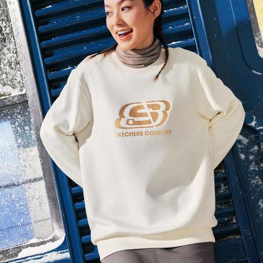 Skechers斯凯奇 中性针织套头卫衣 L324U166-0074 商品图2