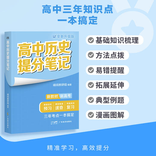 【预售】新版高中提分笔记系列  高中同步知识讲解突破难点培优 商品图2