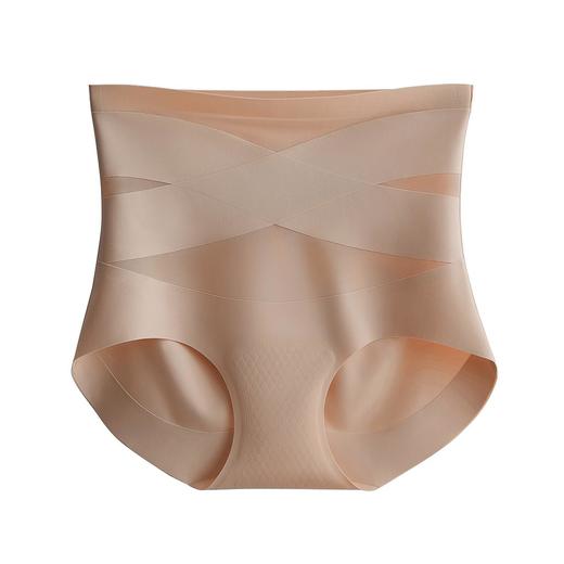【Cerotich7A抑菌无痕蜜桃提臀收腹裤】女士高腰内裤莫代尔底裆三角裤 商品图4