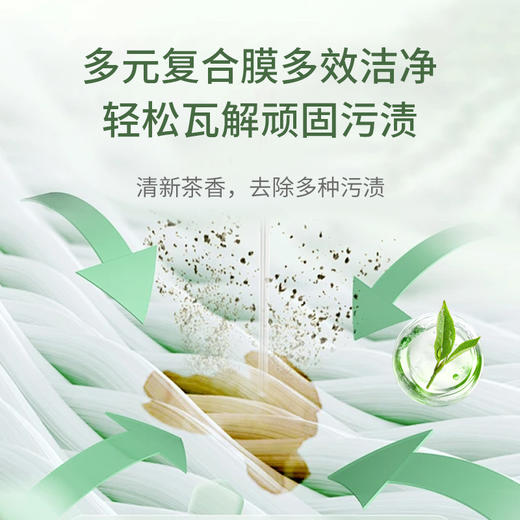 意几净 茶多酚植萃净香氛洗衣液-清柚白茶2.08kg 84403 商品图4