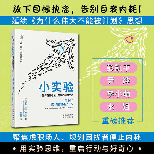 小实验：如何在目标至上的世界自由生活，写给已经足够努力，却仍然感到卡住的人；伯凡、尹烨、彭凯平、李小萌联袂重磅推荐！ 商品图1
