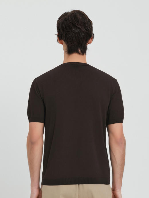 callisto粉色凉感提花针织短T 商品图14