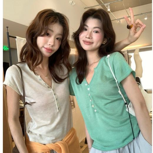 韩系松弛感亨利衫 商品图0