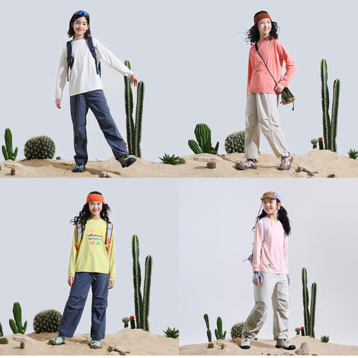 【代发】绿标童装耐磨裤儿童休闲户外裤子运动 商品图4