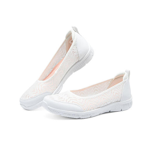 Skechers斯凯奇 女休闲鞋 100686-WHT 商品图2