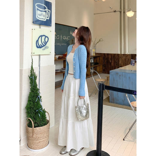 <曾小咸推荐>3.30现货秒杀 ！微信超特价！韩系麻花针织开衫 日常169.99 立减90 秒杀79.99！！ 商品图3