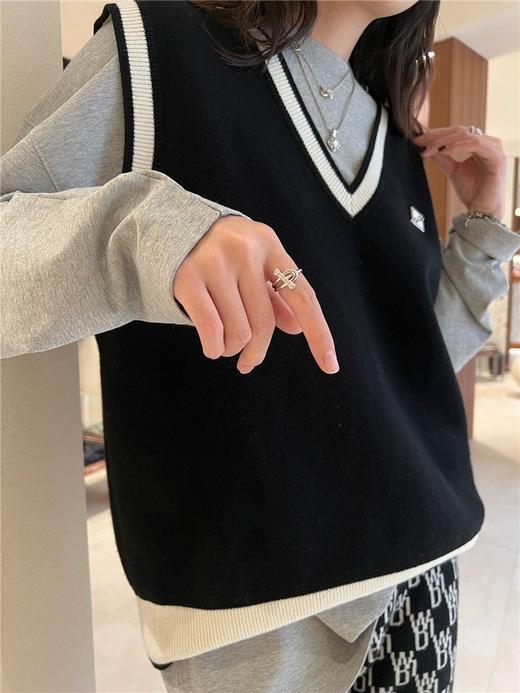 ATEL**O 设计师款马蹄开口式 铜镀白金戒指 商品图8