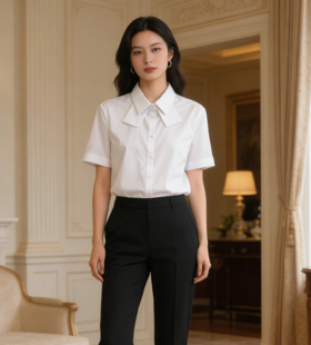 G2000女装SS26商场新款【方便易烫】短袖衬衫61223783