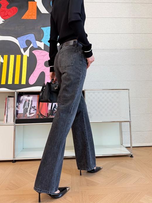 古驰 黑色马鞍扣直筒牛仔裤（MM） 商品图2