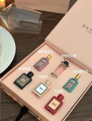 古驰GUCCI限定情人节梦幻花园奢宠Q版香水小样情人伴手礼六件套6ml*5 商品图0