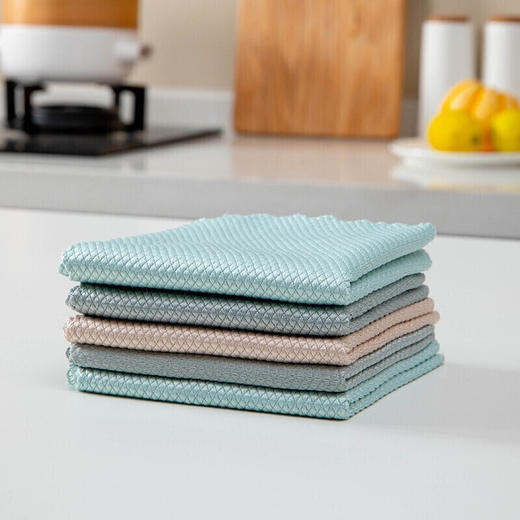 美穗吉家 鱼鳞抹布10条装 MIH-2404190 商品图2