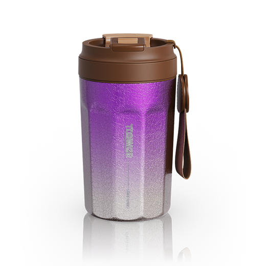 TOWER 钛咖啡杯紫色400ml T865083PUR 商品图0