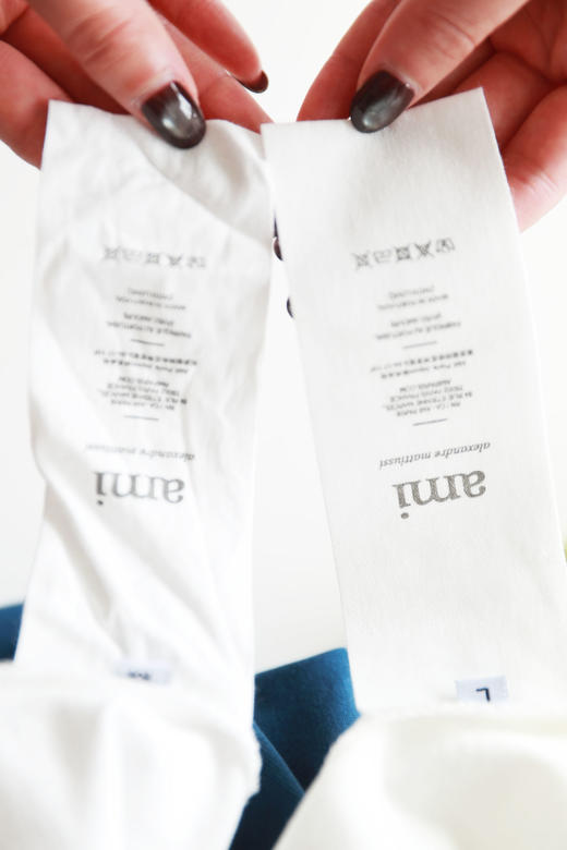 Oversize手编刺绣tee，牛油果配色。宽松风格纯棉基础t恤E032668 商品图3