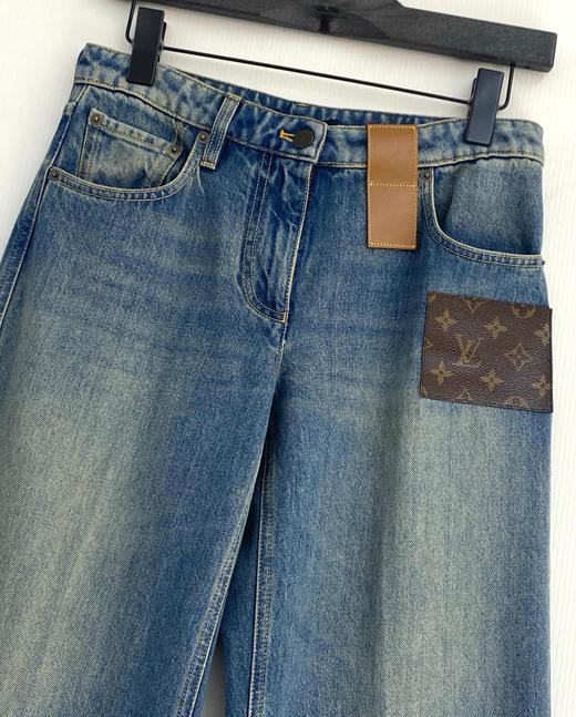 女款Monogram高腰牛仔裤长裤la 商品图1