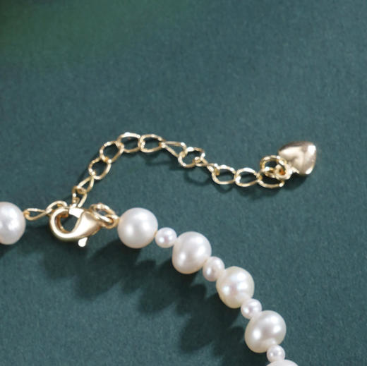 子佩集【两世同欢】珍珠惜王妃手链【ZZSL017】3-5.5mm珠镀金莲蓬2601 商品图3