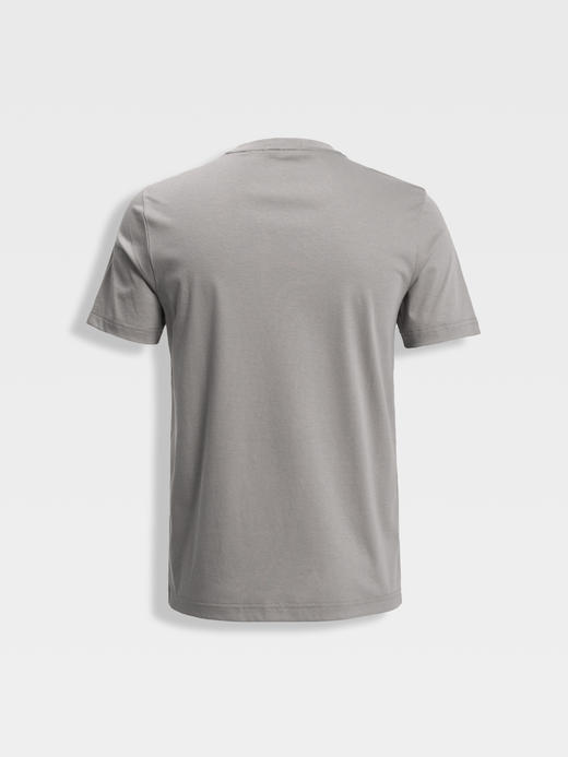 callisto灰色液氨棉基础logoT恤 商品图1