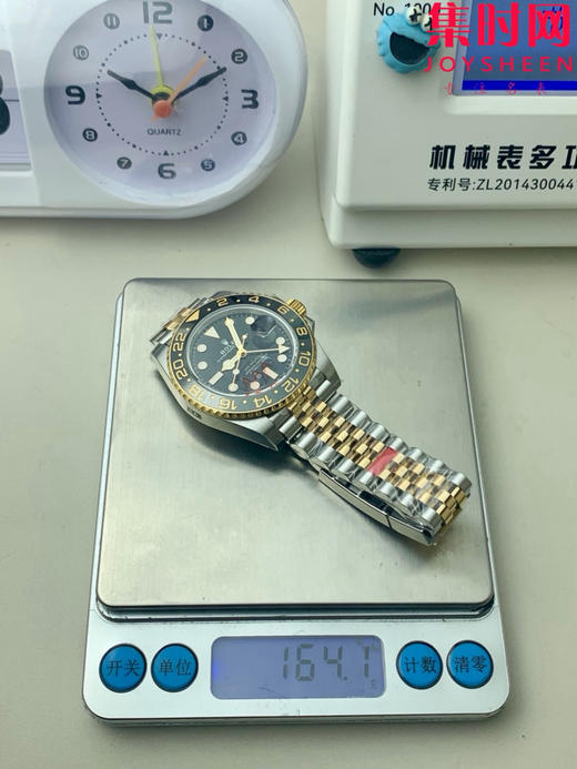 VS配重版 劳力士格林尼治型 GMT格林尼治 V3升级版 VS配重间金皮蛋圈 重量160克+ 男士腕表 丹东3285一体机 震撼登场 商品图6