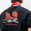 714street夏季马形LOGO短袖上衣 美式复古纯棉印花口袋情侣T恤男 商品缩略图1