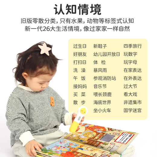 【点读版】 皮皮奇认知大百科中英双语早教版（限时送小手机书） 商品图3
