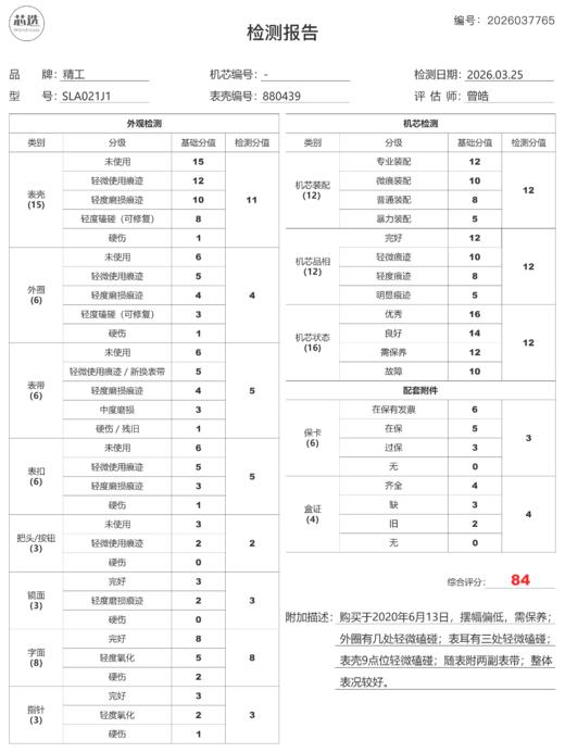 精工SLA021J1 商品图12