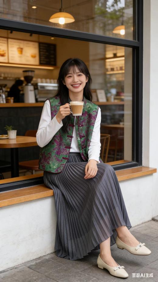 648T07春上新 时尚气质国风马甲背心 商品图8