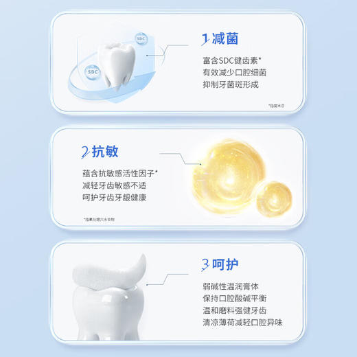 冷酸灵 抗敏感牙膏160g*1支 LSR-MG-1601 商品图3