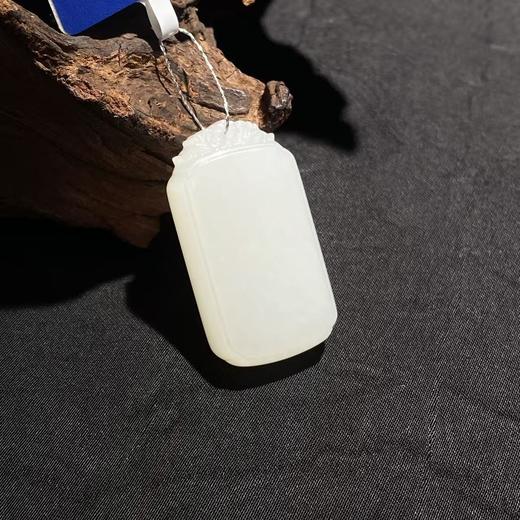 【快抱】【于田产和田玉于田料白玉无事牌 35*19】出证书，发货1~5天，48小时鉴赏期 商品图2