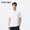 PINLI品立2026夏季新款纯色百搭款纽扣领短袖POLO衫男士上衣体恤GD262112070 商品缩略图3