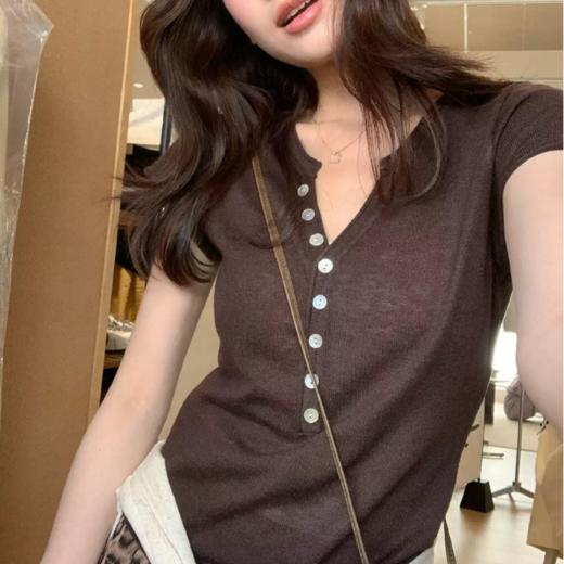 韩系松弛感亨利衫 商品图7