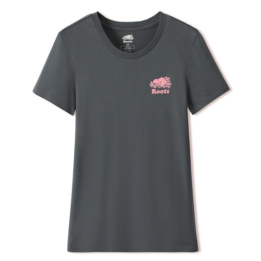 【2件9折】【ROOTS】女式海狸修身短袖T恤 商品图4