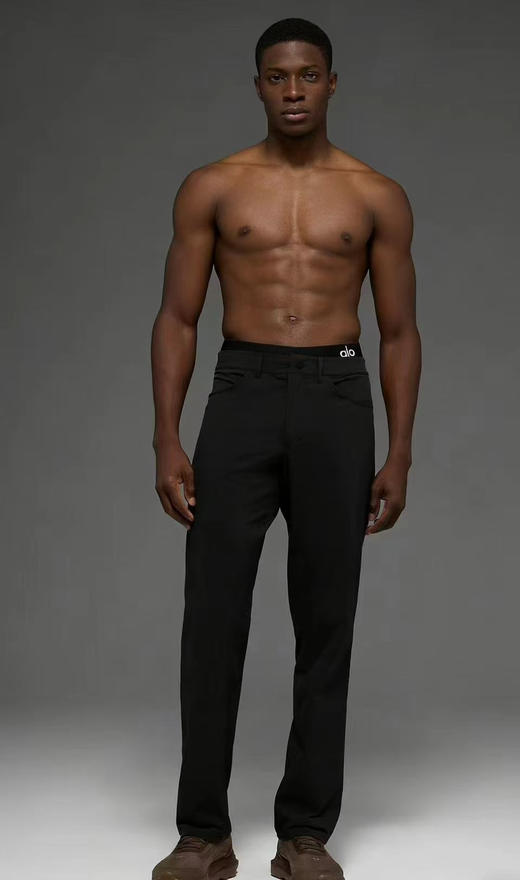 原单正品 alo yoga男士直筒纯色舒适休闲裤，薄款商务系列。
尺码30-38  165-185 商品图1