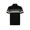 【桑蚕丝】德鲨黑色短袖POLO衫男青年2026夏新款条纹撞色翻领T恤 商品缩略图4