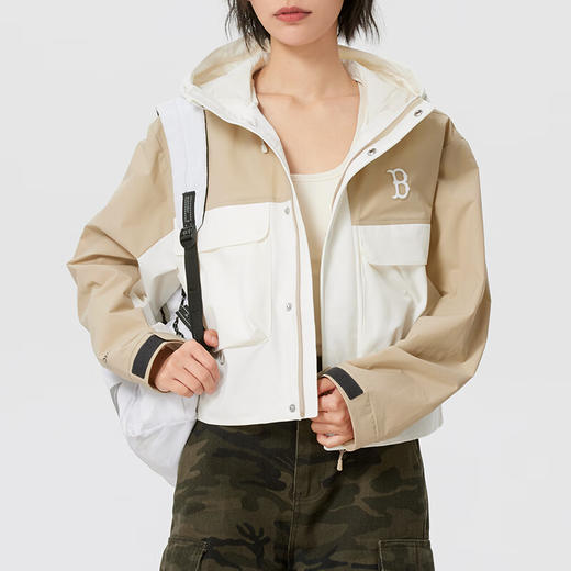 MLB 女梭织夹克 3FWJB0261-43IVS 商品图3