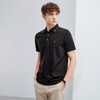 柒牌含桑蚕丝短袖Polo衫男夏季新款凉感百搭舒适男士翻领T恤	124T70590 商品缩略图4