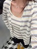 夏日航海系列 松弛条纹针织防晒薄款开衫+吊带背心两件套 商品缩略图7