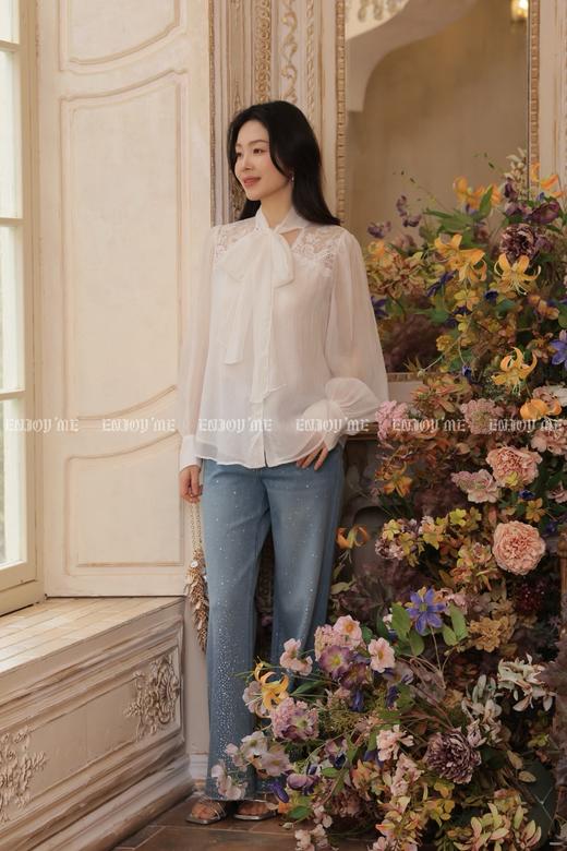 【门店同款】ENJOY春季满天星烫钻筒喇裤 170393273 商品图1