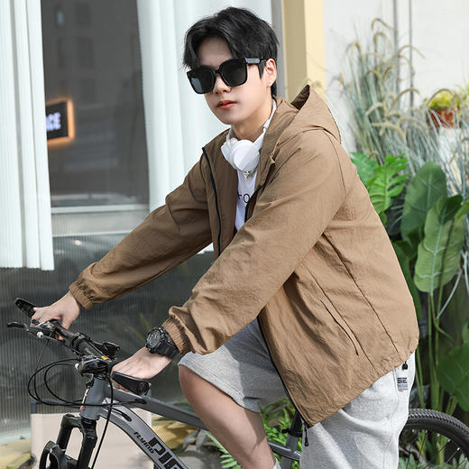 【秒杀】【特价清仓，抢完下架】春夏季山系机能薄款防晒衣男女款UPF50+户外梭织防晒服透气速干情侣款外套 商品图3