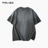 PINLI品立2026夏季新款字母印花圆领短袖T恤男士上衣BG262111504 商品缩略图2