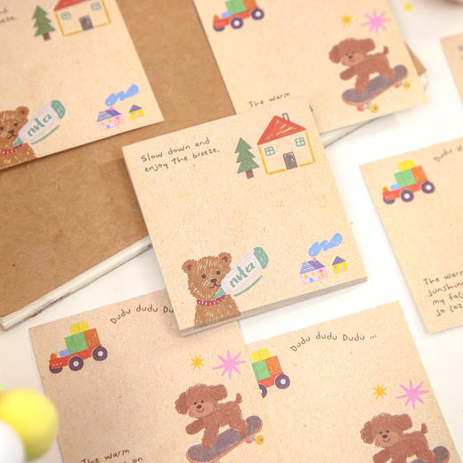 纸先生双享装便签 毛球团团 商品图1