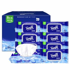 Tempo得宝 湿厕纸40片*8包(新旧款式随机) DB0J40-08A
