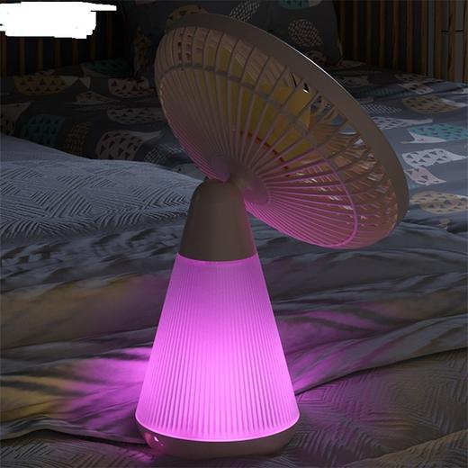 engue恩谷 风燦七彩氛围灯风扇2000mah EG-F80-1 商品图4