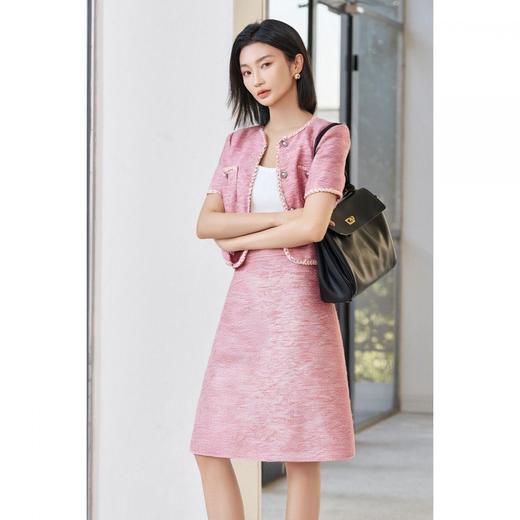 米思阳夏季新款高级感职业套裙通勤气质通勤套装包臀裙5Y25BG3729 商品图3