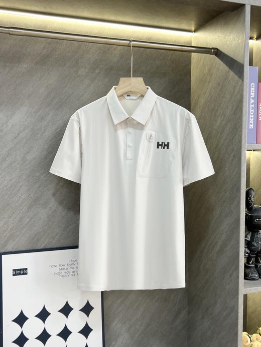 点此购买 海丽汉森夏季男士轻户外休闲商务风速干防晒凉感短袖POLO衫 qk 343390 商品图5