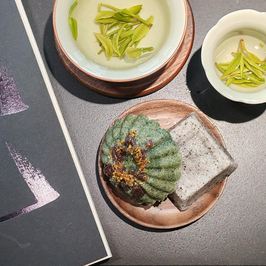 【江南非遗名点   艾草尺糕】软糯微甜  绵滑弹牙 无添加  蒸一下就能吃～ 商品图7