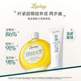 【郑州保税 美仓发货】英国Legology柔滑紧致美腿精油30ml&Legology纤盈紧致美腿霜20ml套组