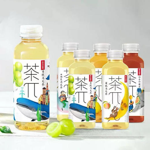 【BF】农夫山泉 茶兀 500ML 茶饮料茶派 茉莉花柠檬 西柚茉莉花 青提乌龙茶 商品图0