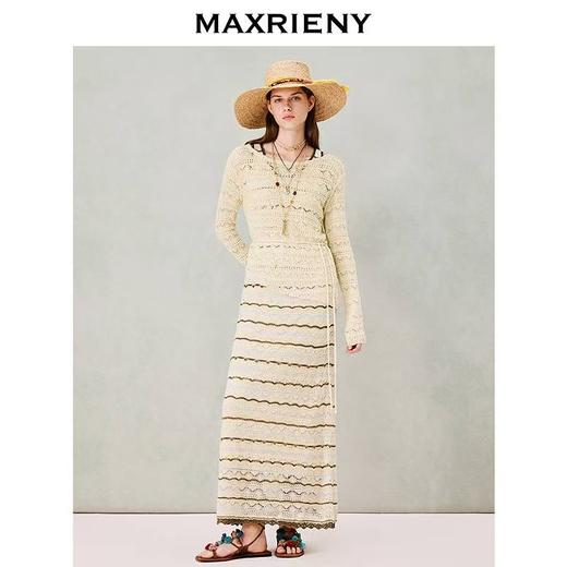 【春假专区】MAXRIENY  菱格镂空上衣MC80SW020 商品图1